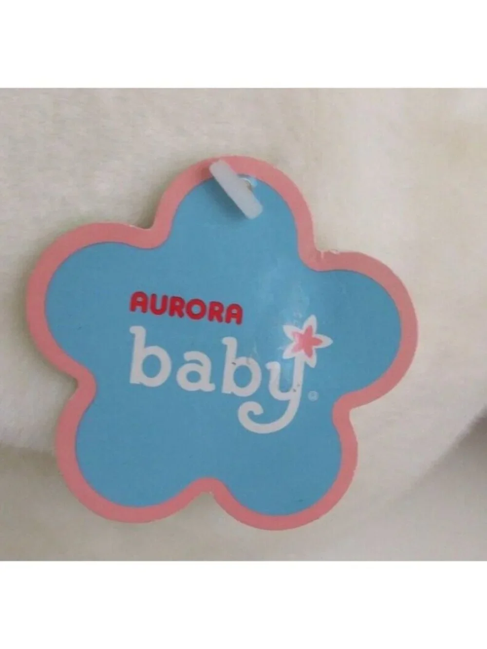 Vintage Aurora Baby Special Delivery Pink Stork Plush Baby Bear With Tags #20069